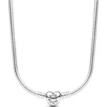 Náhrdelník PANDORA Moments se sponou ve tvaru srdce 393091C00-45