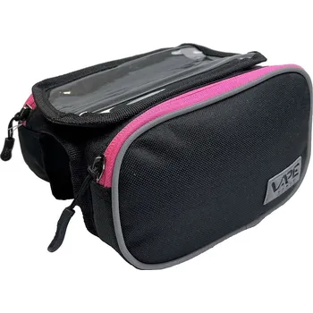 brašna na kolo Brašna na dám.rám dopředu Vape růžová s kapsou na mobi