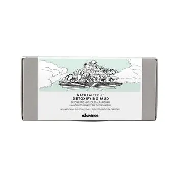 Vlasová regenerace Davines NaturalTech Detoxifying Mud detoxikační bahno 6 x 50 ml