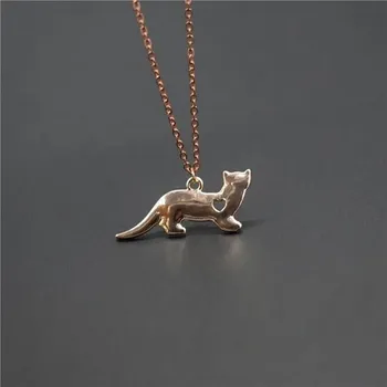 Náhrdelník náhrdelník fretka růžový