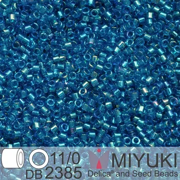 Korálek Korálky Miyuki Delica 11/0. Barva Inside Dyed Pacific DB2385. Balení 5g