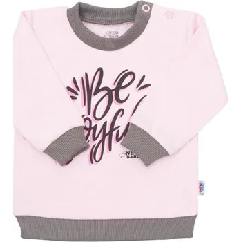 NEW BABY Kojenecké tričko New Baby With Love růžové Vel. 62