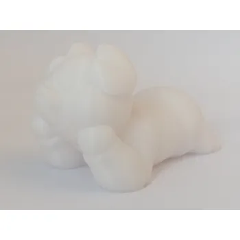 Filament Vzorek FIBER3D TPU flexibilní materiál 1,75 mm 10 m, Barva Bílá