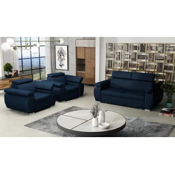 Sedací souprava Falco Sedací souprava Bodie 3+1+1 modrá