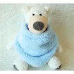 AMÁLKA Šátek na krk chlupatka modrá