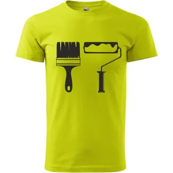 Pánské oblečení ON-DESIGN Tričko s MALÍŘEM Velikost: XS, Barva: limetková