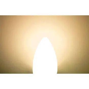 Žárovka LED žárovka E27 6W-8W svíčka, Vyzařovaná barva Teplá bílá
