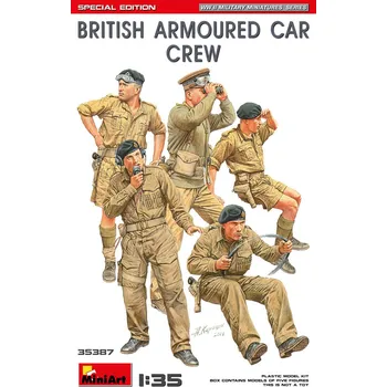 Plastikový model 1/35 British Armoured Car Crew, Sp.Edition (5 fig)