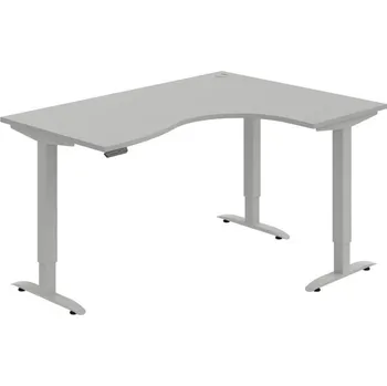 Kancelářský vozík HOBIS trigon elektr.stavitelný stůl paměť.ovlad. - MST 2M 2005 L, šedá + doprava zdarma