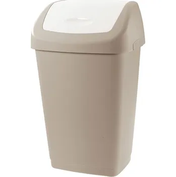 Odpadkový koš TORTARELLI Koš na odpadky Swing Aurora 15 l, krémový