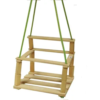 Dětská houpačka Houpačka dětská dřevo natur KLC
