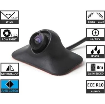 Couvací kamera Parkovací kamera do auta univerzální zadní, přední, AHD, BC UNI-FLAT AHD