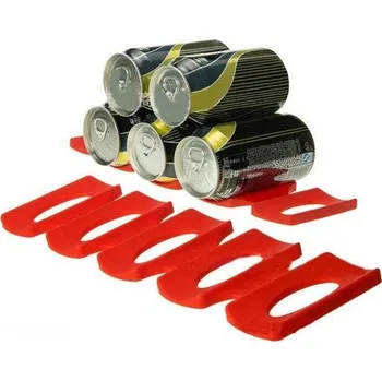 Příslušenství pro lednici Organizér do lednice | silikonový držák na plechovky