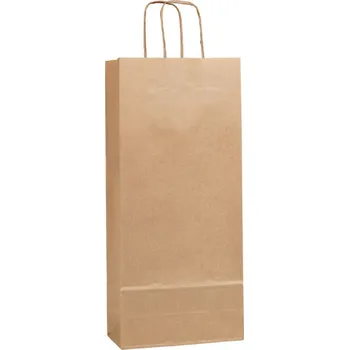 Dárková taška Papírová taška LONGER DUO přírodní 18x8x40cm 1ks