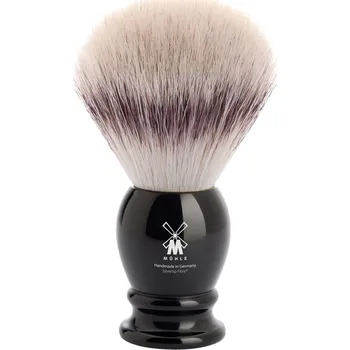 Mühle Velká štětka na holení Classic ze syntetických štětin (Silvertip Fibre®, černá pryskyřice), 1ks