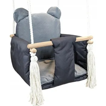 Dětská houpačka Dětská houpačka LULLABY - GRAFITOVÁ