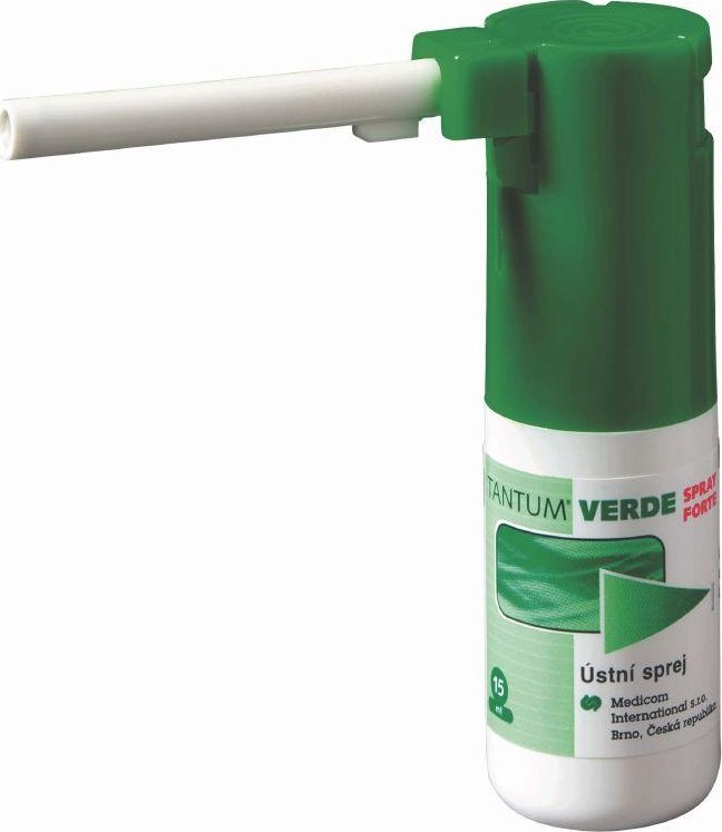 foto Lék na bolest v krku Tantum Verde Spray Forte 15 ml