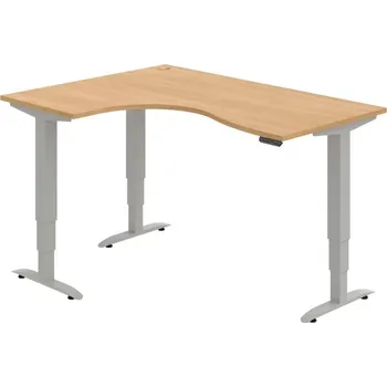 Kancelářský vozík HOBIS trigon elektr.stavitelný stůl paměť.ovlad. - MST 3M 2005 P, dub + doprava zdarma