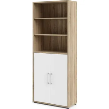 Falco Knihovna Office 80400/122 dub sonoma/bílá
