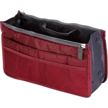 Úložný box Nylonový organizér do kabelky - Červené víno