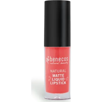 Přípravek na rty Tekutá rtěnka - Coral kiss BIO, VEG Benecos