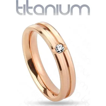 Prsten Titanový prsten s kamenem