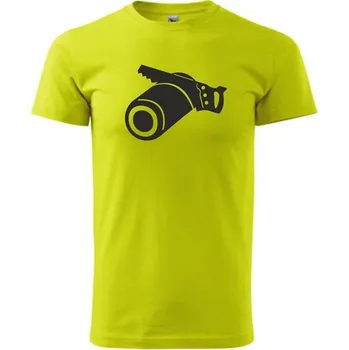 Pánské oblečení ON-DESIGN Tričko s TESAŘEM Velikost: 2XL, Barva: limetková