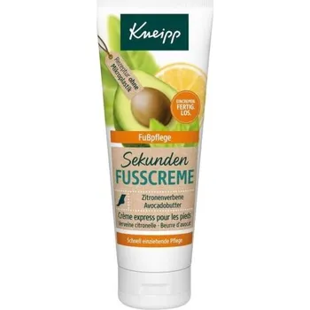 Péče o nohy Kneipp Sekundový krém na nohy s citronem a avokádem 75 ml
