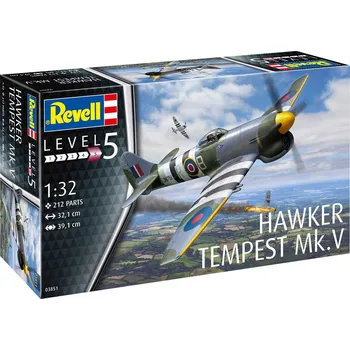 Plastikový model Plastic ModelKit letadlo 03851 - Hawker Tempest V (1:32)