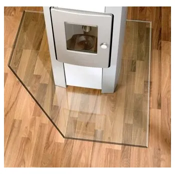 Krbová kamna SKLO POD KAMNA, 8mm 110×110 cm