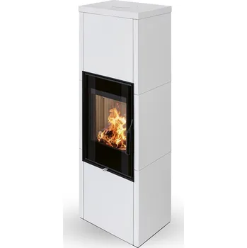 Krbová kamna ROMOTOP FANTASY 1 krbová kamna 5,8 kW, stříbrná