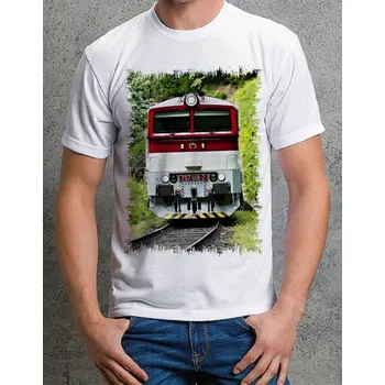 Pánské tričko tričko s lokomotivou 757 018 XL