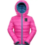 Dětská hi-therm bunda Alpine Pro IDIKO - růžovo-modrá / 152/158