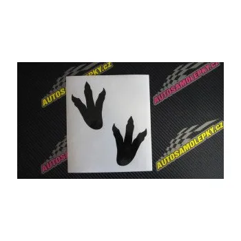 Samolepící dekorace Dinosaurus stopy 001 levá (12 - zelená) SAMOLEPKA NA AUTO, NÁLEPKA, FÓLIE, POLEP, TUNING, VLASTNÍ TEXT, TISK, AUTOSAMOLEPKY.cz, POLEPY, OBRÁZEK, LOGO, 3D STICKERS