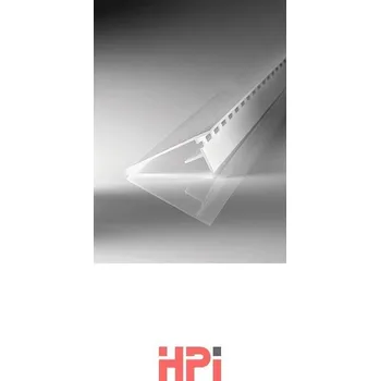 Stavební profil HPI Zakončovací provětrávací lišta k nopové fólii ISO DRAIN 8 MESH, délka 2m