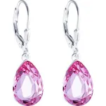 Preciosa Stříbrné náušnice s krystalem Iris 6079 69 + 2 měsíce na vrácení zboží