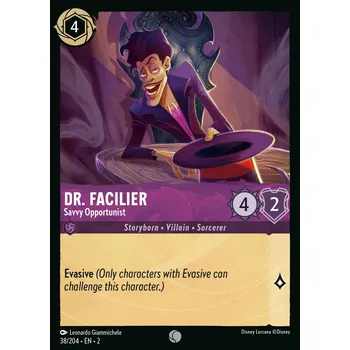 Sběratelská karetní hra Dr. Facilier 038/204 - Rise of the Floodborn Typ karty: Foil