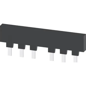 Jistič SIEMENS Propojovací lišta Imax 225 A, 3pól. provedení, průřez 50 mm2, rozteč 25 mm, počet vývodů 3 × 2, pro 3NP1123, sada 5 ks typ 3NP1923-1BF20 3NP1923-1BF20