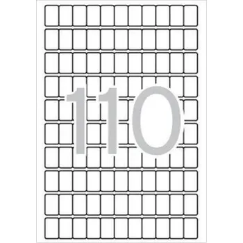 Speciální papír Etikety, zaoblené rohy, 12x18 mm, 1650 ks/bal., A5, APLI