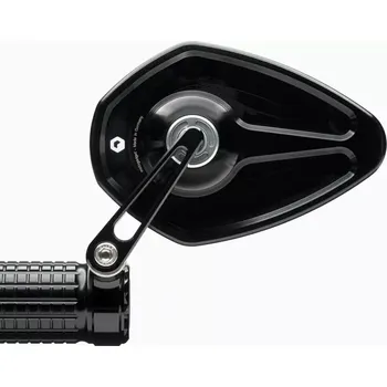 Zrcátko pro motocykl Zpětné zrcátko motocyklu do konců řidítek MOTOGADGET MO.VIEW SPORT 60 FLIP ( otočné ) org.číslo 7004051, pro průměr řidítek 22 mm, 1 kus (homologované zrcátko na motorku pro pravou nebo levou stranu)