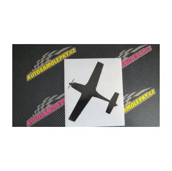 Polep vozidla SAMOLEPKA Letadlo 003 levá (10 - červená) NA AUTO, NÁLEPKA, FÓLIE, POLEP, TUNING, VLASTNÍ TEXT, TISK, AUTOSAMOLEPKY.cz, POLEPY, OBRÁZEK, LOGO, SAMOLEPKY