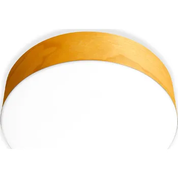 LZF Nadčasové přisazené svítidlo ze dřevěné dýhy Gea Wall / Ceiling LED Dekor: Žlutý, Průměr: 420 mm G42 A LED DIM0-10V 24 Nadčasové přisazené svítidlo ze dřevěné dýhy Gea Wall / Ceiling LED