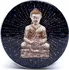 Porcelánový hrnek Buddha se sítkem a pokličkou 400 ml modrý