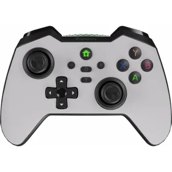 Gamepad Bezdrátový gamepad Genesis MANGAN 400 pro PC/Switch/Mobil, bílý