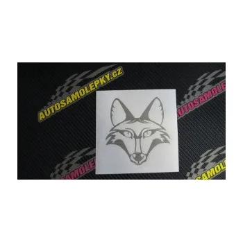 Samolepící dekorace SAMOLEPKA Liška 001 (17 - šedá) NA AUTO, NÁLEPKA, FÓLIE, POLEP, TUNING, VLASTNÍ TEXT, TISK, AUTOSAMOLEPKY.cz, POLEPY, OBRÁZEK, LOGO, SAMOLEPKY