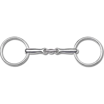 Udidlo pro koně WALDHAUSEN Udidlo pony stihlové dvakrát lomené, 10,5 cm