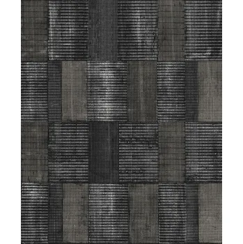 Tapeta Geometrická vliesová tapeta na zeď, černá, SUM301, Summer, The Texture Book, Khroma by Masureel