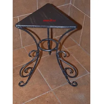 Stojan na květiny Kovaný stojan na květiny Stolička 2