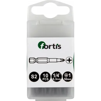 Bit Bit 1/4" DIN3126 E6,3Bit PH 3x50mm 10ks.FORTIS