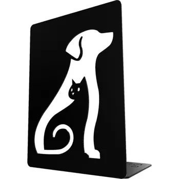 Interex design Držák na knihy DOG / Černý matný